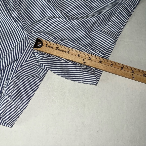Brooks Brothers Blue and White Striped Shorts Size 6 - Picture 8 of 13